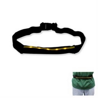 LED Flashing Waist Running Belt Bag