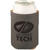 Gray Leatherette Beverage Holder