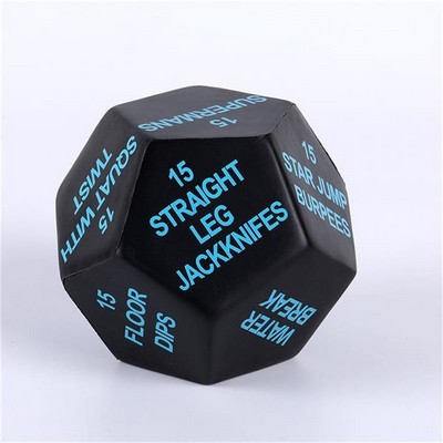 Personalized 12 Sided Stress Reliever Dice