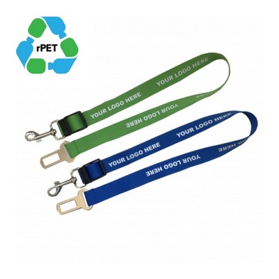 1"W x 24"L rPET Eco-friendly Adjustable Pet Safety Seatbelt Leash