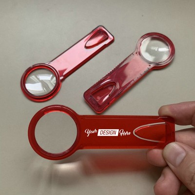 Bookmark Magnifier with Ruler