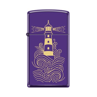 Zippo® Slim® Purple Matte Lighter