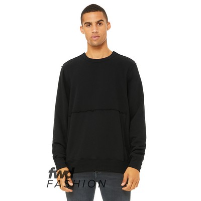 Bella+Canvas® Unisex Raw Seam Crew Pullover