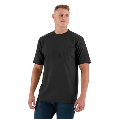 Berne Apparel Men's Tall Heavyweight Short Sleeve Pocket T-Shirt