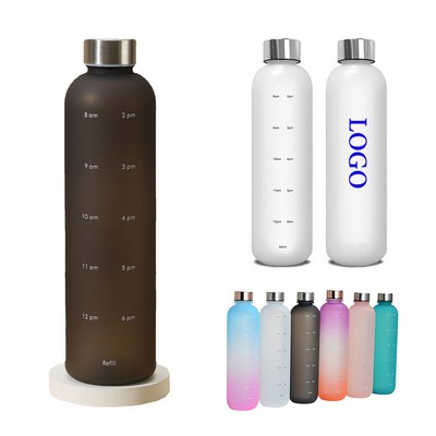 32 oz Water Bottle with Time Marker