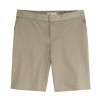 Dickie's® Women's 9" Wide Flat Front Short - Desert Sand Tan