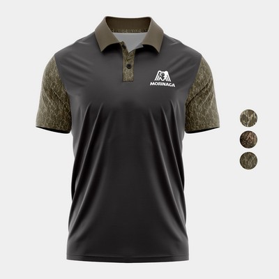 Mossy Oak® Men's 4.4 Oz. Polyester Interlock Polo Shirt