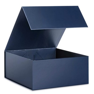 Navy Matte Magnetic Box 10" x 10" x 4.5"