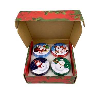 Christmas Fragrance scented candle kit with customized plane box