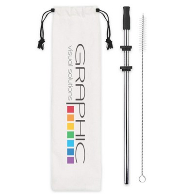 Stainless Steel Straw Kit (Straight)