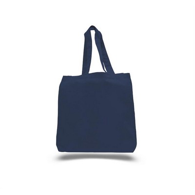 Cotton Tote Bag with Bottom Gusset