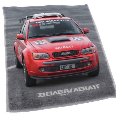 15" x 18" Sublimated Serged Hem Microfiber Rally Towel