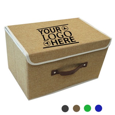 Fabric Storage Boxes With Lids