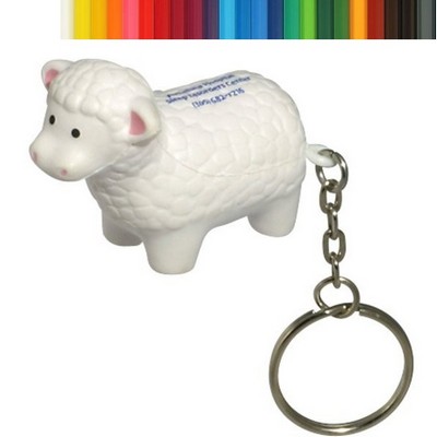 Sheep Stress Ball Key Chain