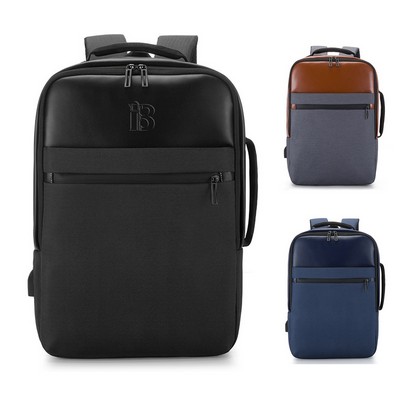 15.6 inch Nylon Men Business Casual Computer Backpack