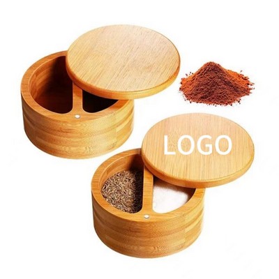 Bamboo Salt and Pepper Box