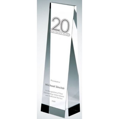 Angled Tower Crystal Award