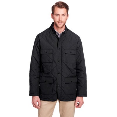 UltraClub Men's Dawson Quilted Hacking Jacket