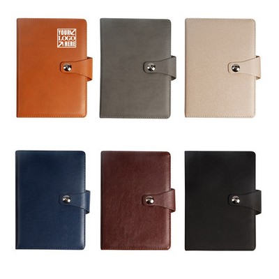 A5 PU Leather Notebook Writing Diary Subject Journal