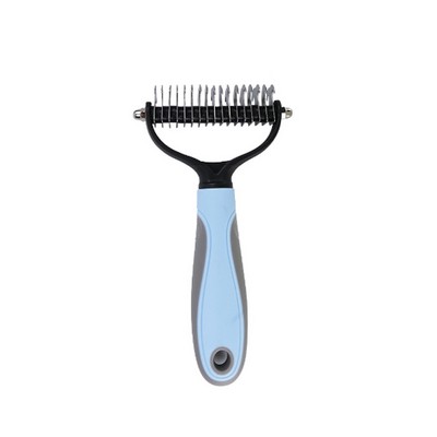 Knotted comb for pet hair