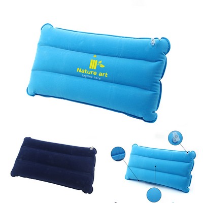 Inflatable PVC Flocking Rectangular Pillow