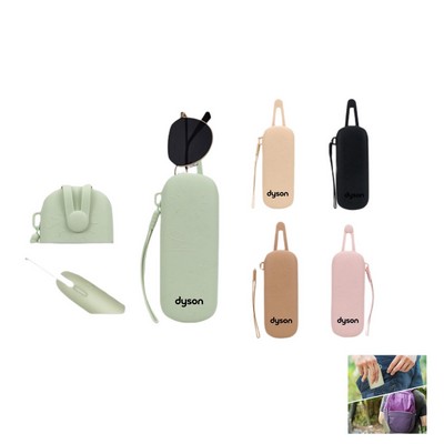 Silicone Eyeglasses Case Travel Toiletry Bag