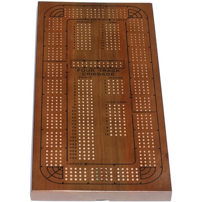 Classic Solid Wood, 4 Track Cribbage Board