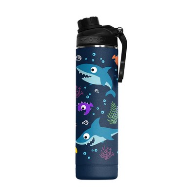 Orca Hydra w/Lid, 22oz, Sharks