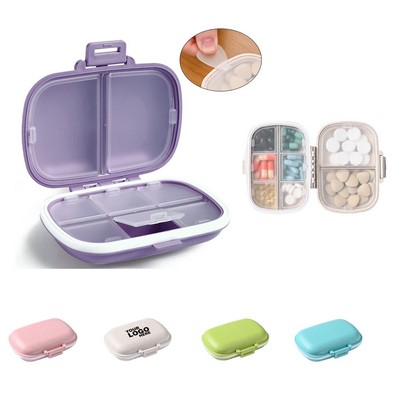 Compartments Travel Pill Organizer