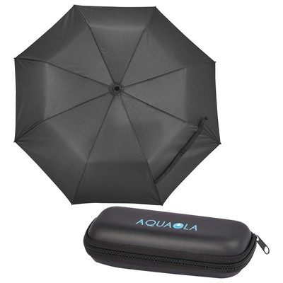 37'' Compact Travel Umbrella With Case