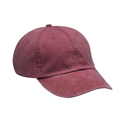 Adams Headwear LP101 Optimum Pigment Dyed Solid Unstructured Cap with Patch of Choice