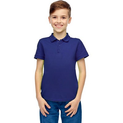 Toddlers Uniform Polo Shirts - Navy, Short Sleeve, Size 2T - 4T (Case