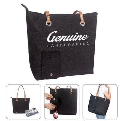 Wine Tote Bag with Hidden Spout