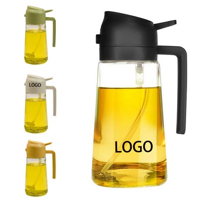 2 IN 1 Glass Oil Spray Bottle