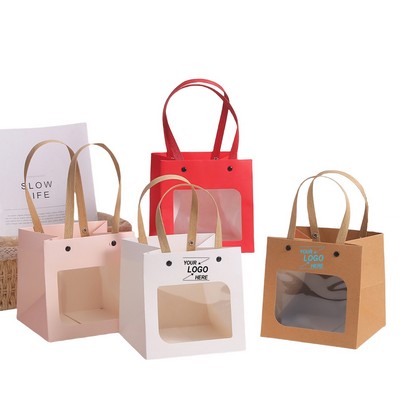 Brown Kraft Paper Shopping Tote Bag