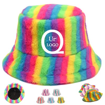 Outdoor Winter Multicolored Bucket Hat