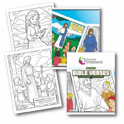 Bible Verses Coloring & Activity Book