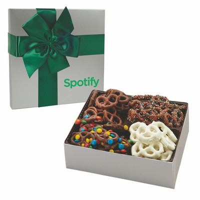 Sweet & Salty Sensation Gift (Milk w/M&M's, Milk Chocolate, Milk Chocolate Sprinkled Pretzel & More)