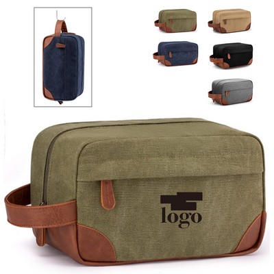 Canvas Vintage Toiletry Bag