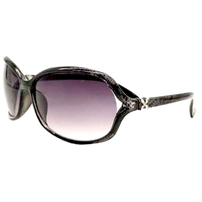 Oscar De La Renta Women's Black Python Sunglasses