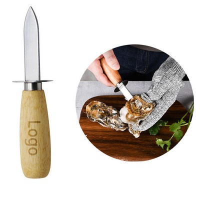 Oyster Knife With Wooden Handle