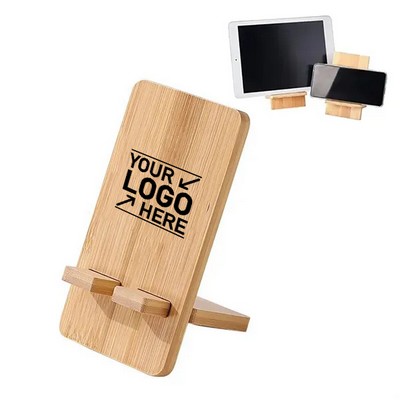 Stylish Wooden Phone Holder for Desk and Hands-Free Use