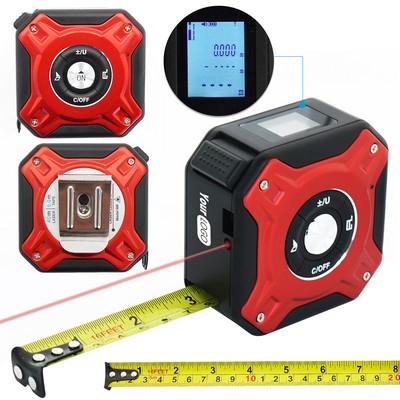 2 in 1 Digital Laser Tape Measure