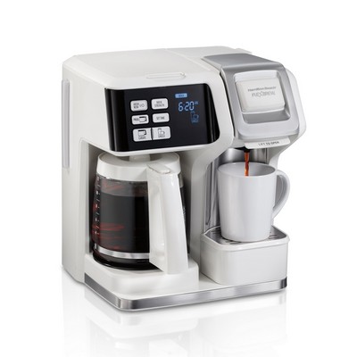 Hamilton Beach Flexbrew Trio Coffee Maker, White, 49947