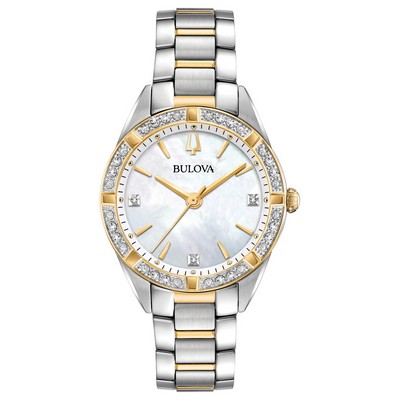 Bulova Watches Ladies' Sutton Bracelet Watch, Two-Tone