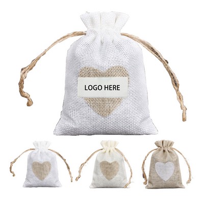 Linen Drawstring Bag