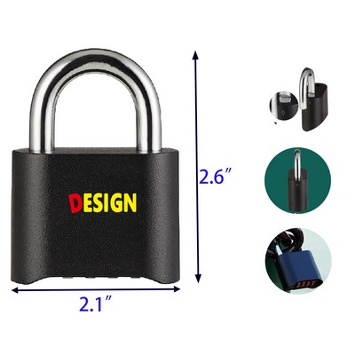 Combination Lock 4 Digit Locks with Code