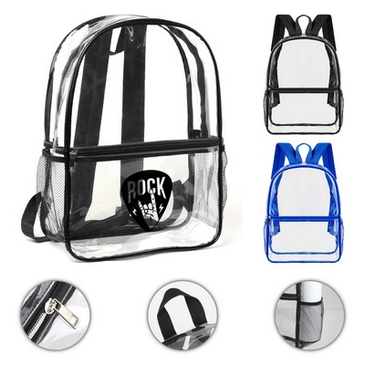 Durable PVC Transparent Multi-Function Backpack