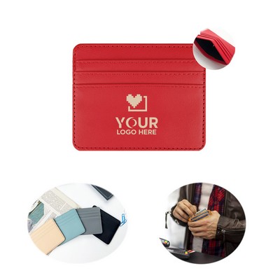 PU Leather Credit Card Wallet