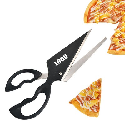 2 IN 1 Pizza Scissors Cutter Spatula